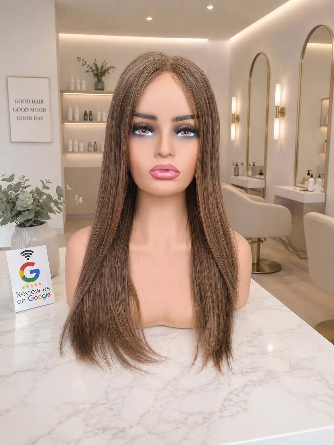 Phoebe- silk base lace front medical wig, 12/14/16/18/20/22 inches long