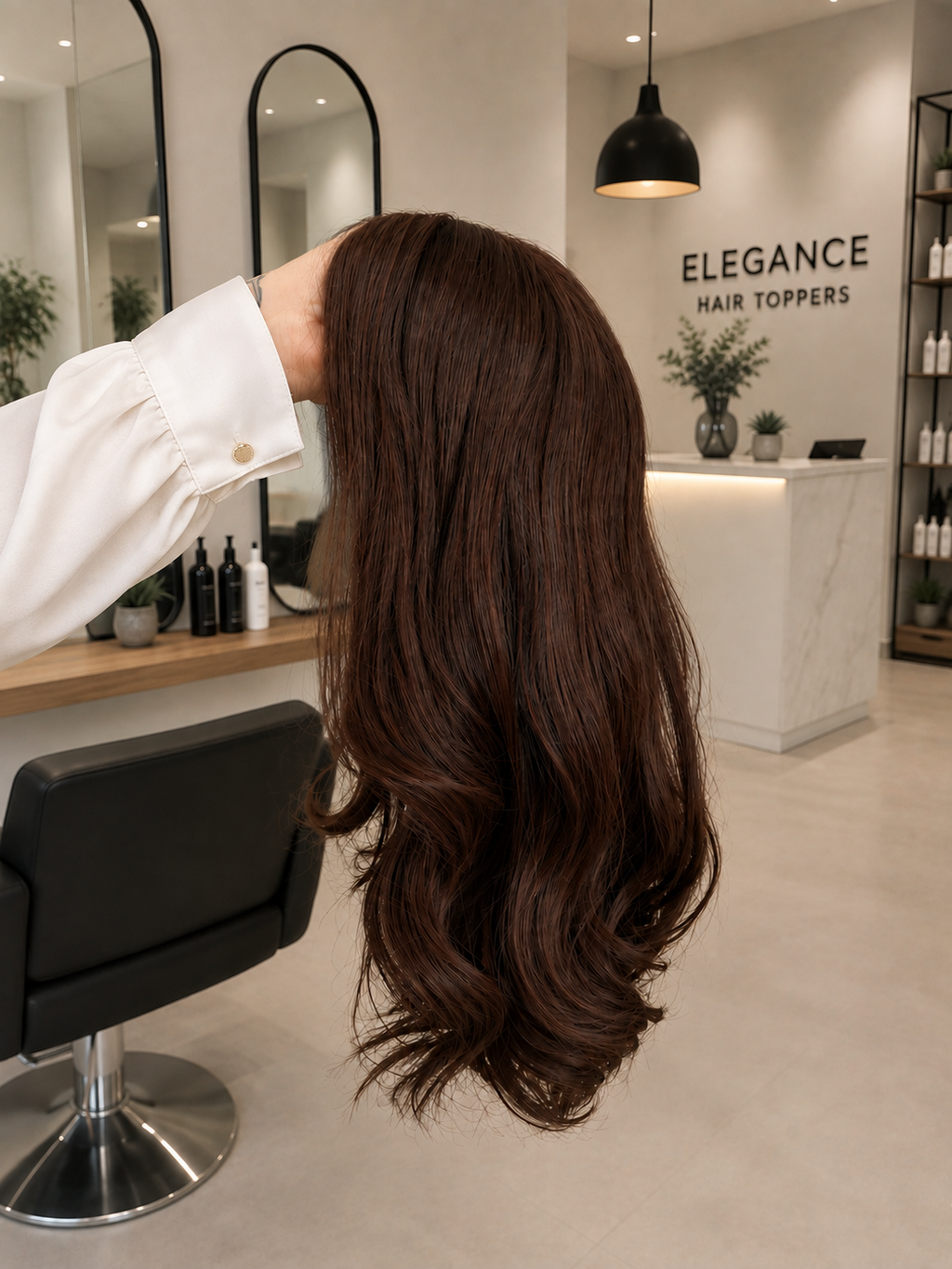 Vespa- lace base mini lace front medical wig, 16 inches long