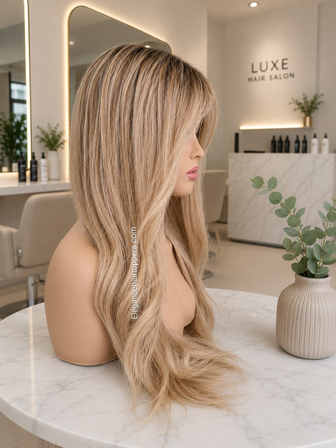 Phoebe- silk base lace front medical wig, 12/14/16/18/20/22 inches long