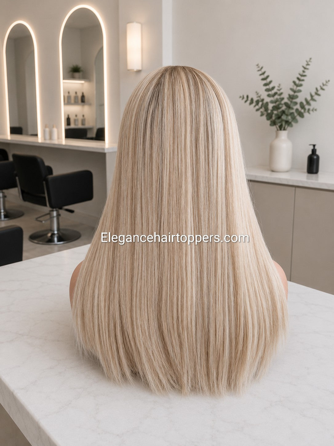 Vespa- lace base mini lace front medical wig, 16 inches long